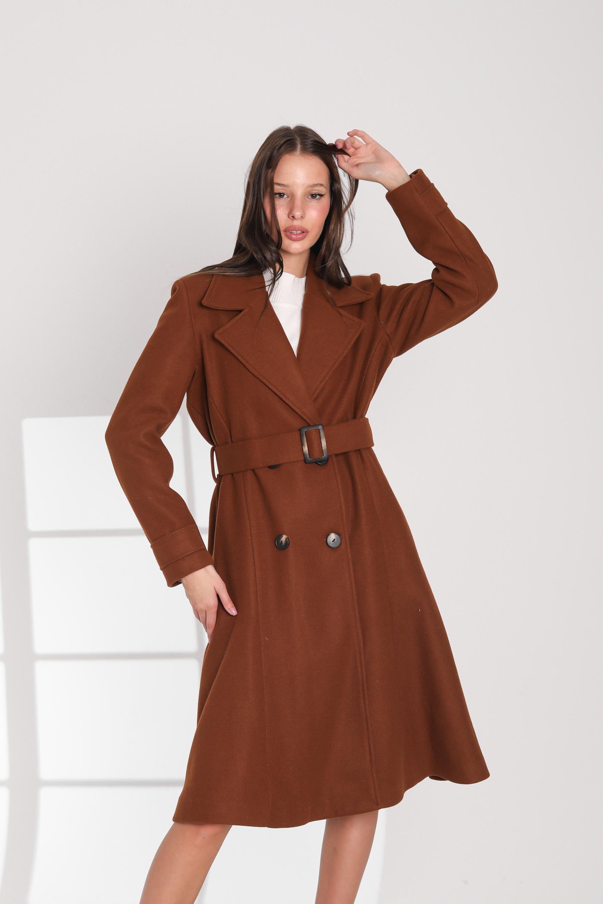 Classic Belted Wool Coat