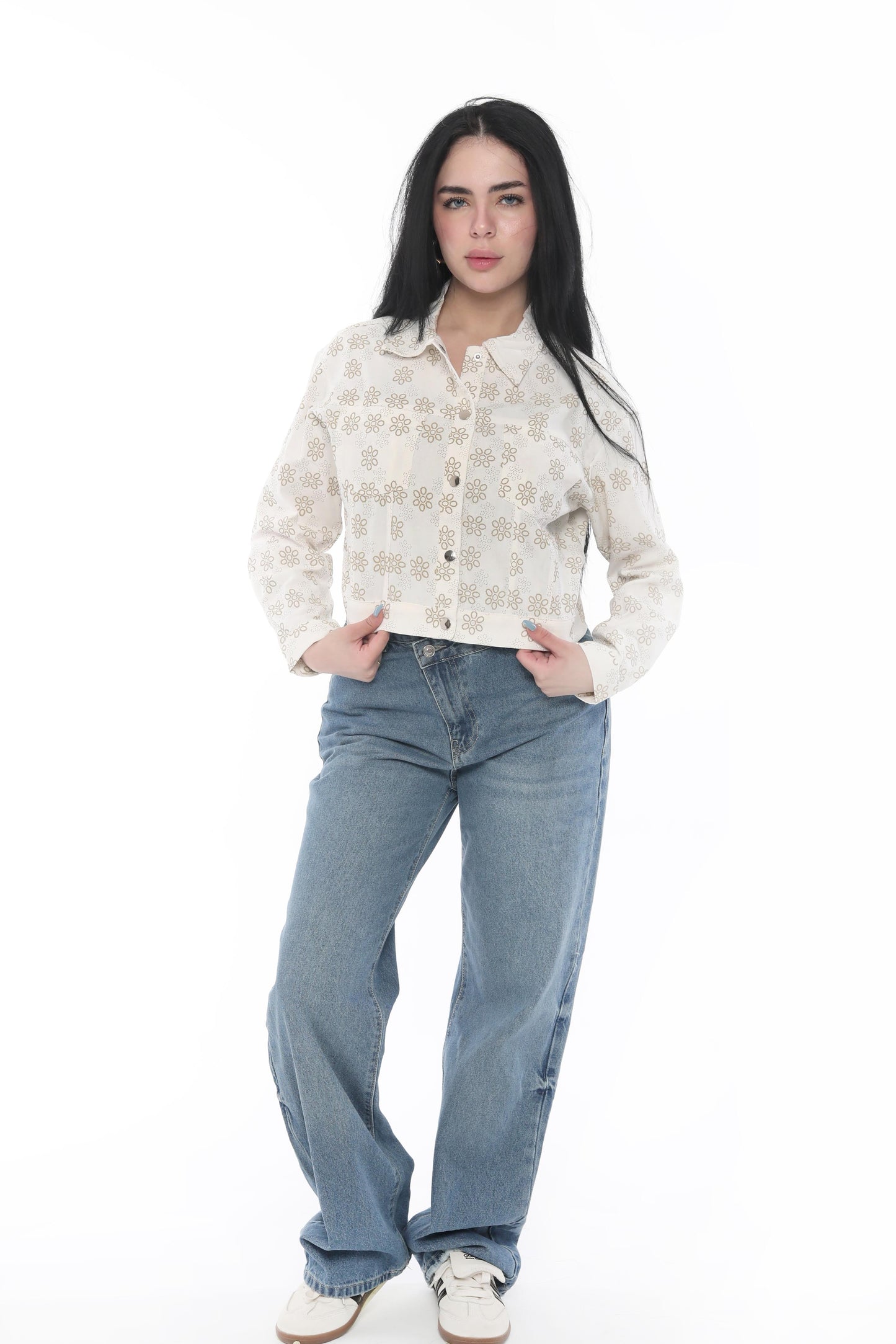 Floral Pattern Classic Shirt