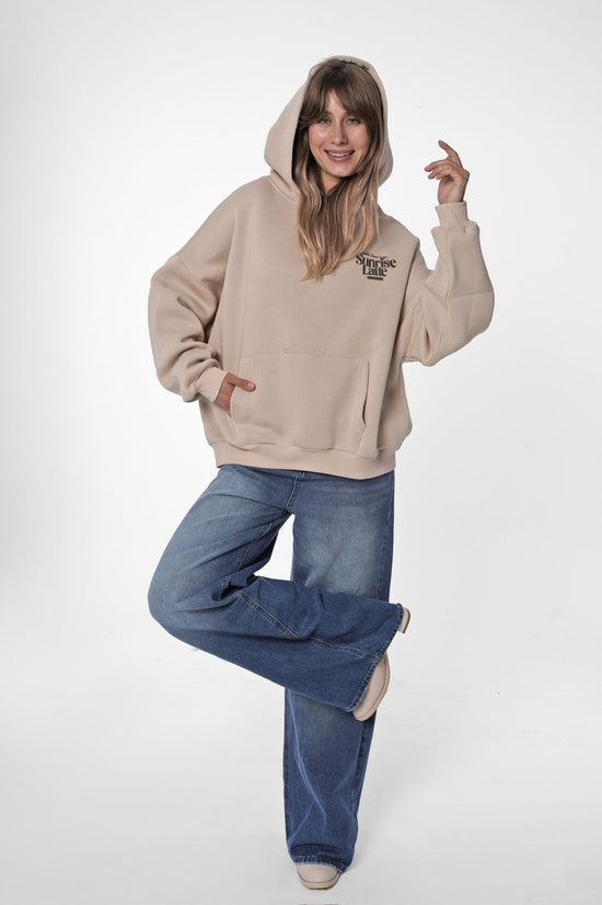 Charcoal Sunrise Latte Hoodie