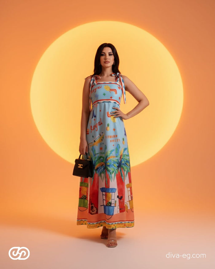 Summer-printed dress full of vibrant colors 27