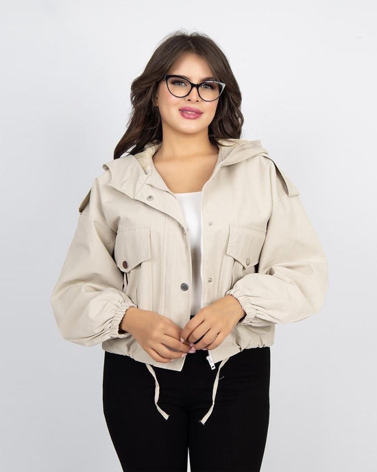Short Hooded Jacket