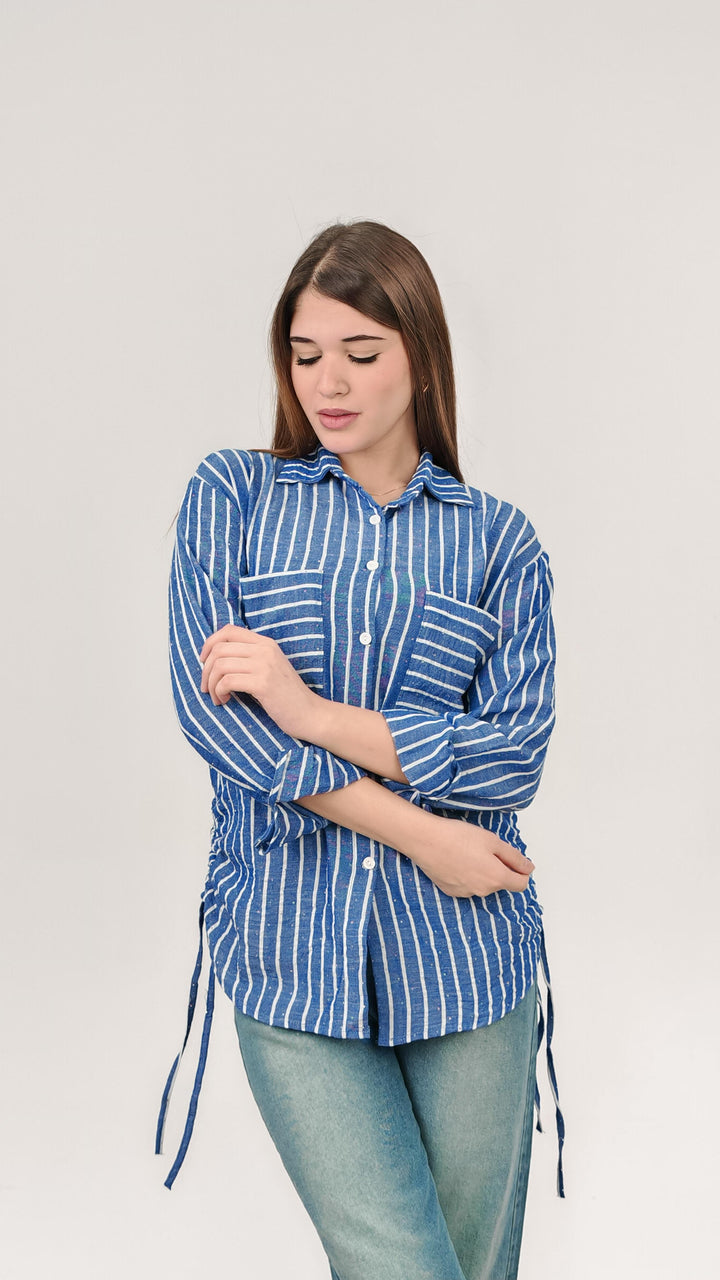 Striped Pocket Shirt Look