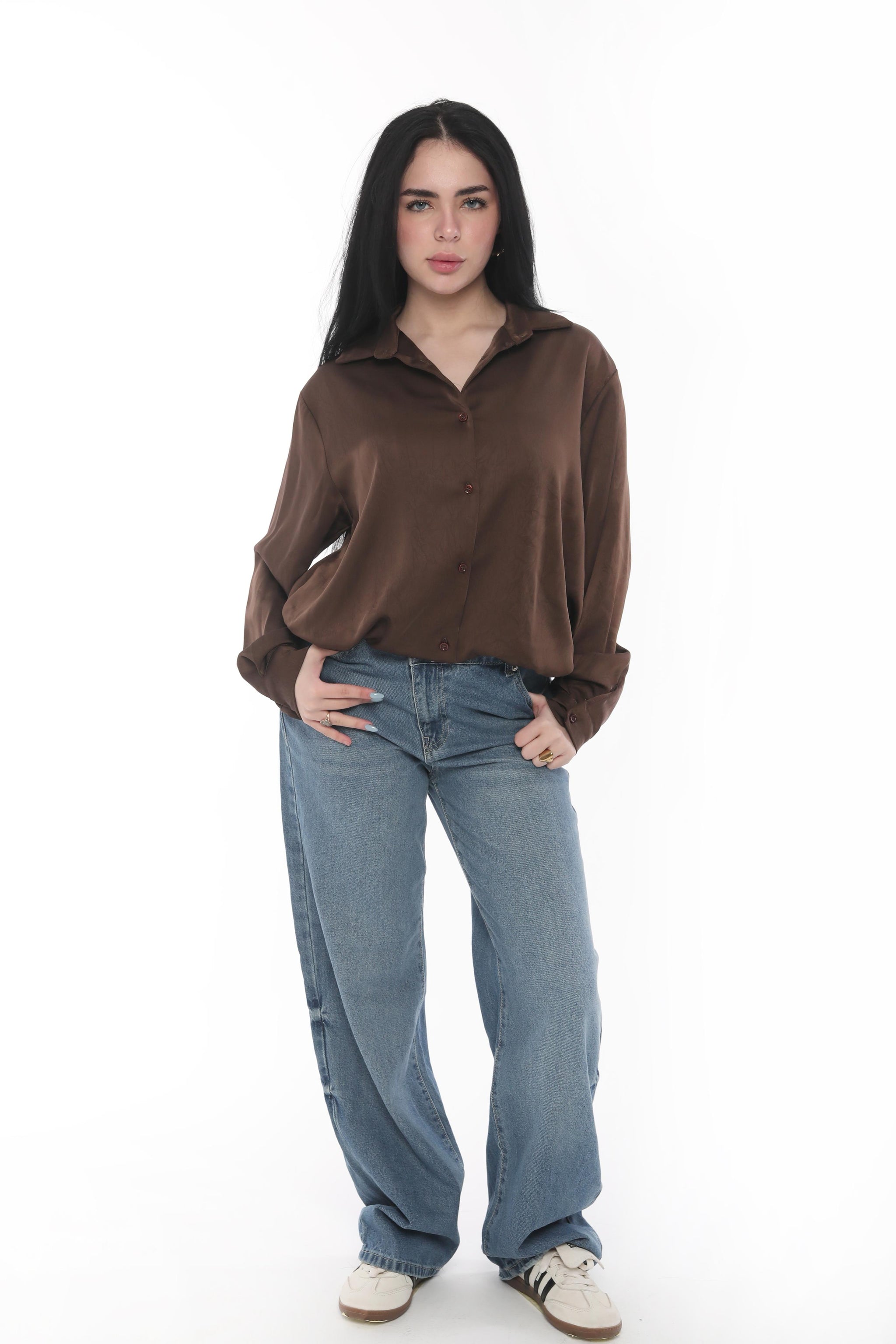 Relaxed Button Blouse