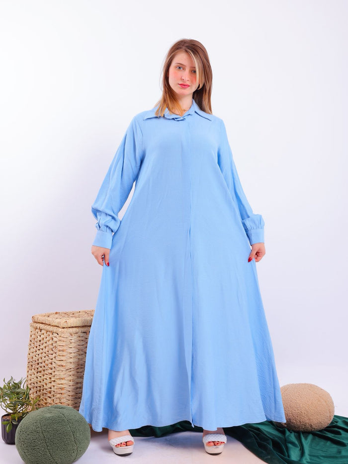 Stay cool and elegant in a long linen dress