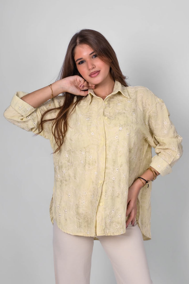 Embroidered Cotton Shirt