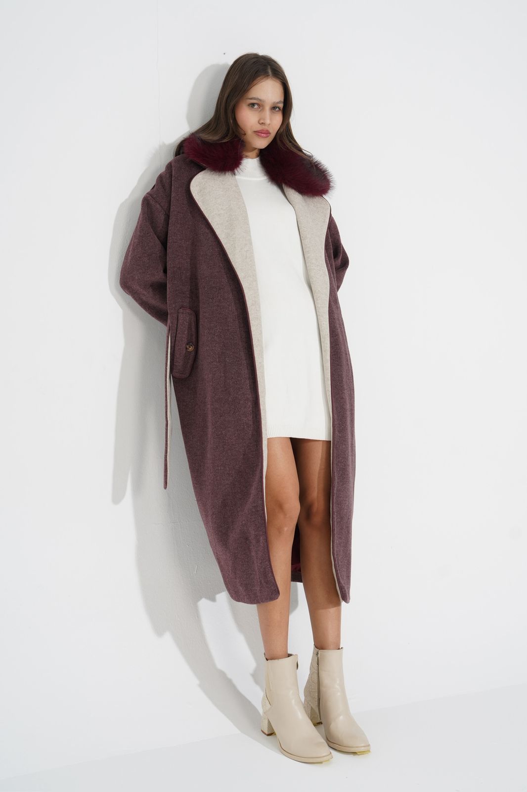 Belted Wool Coat