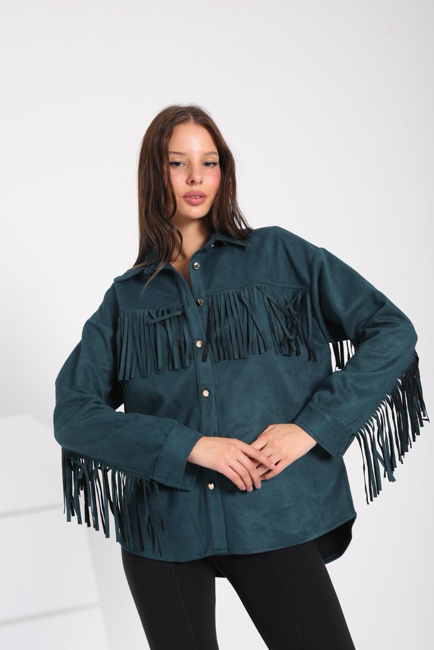 Fringe Suede Shirt