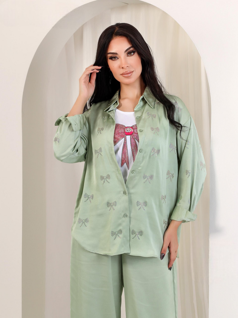 A linen suit with sparkle and charm — meet your new favorite look
