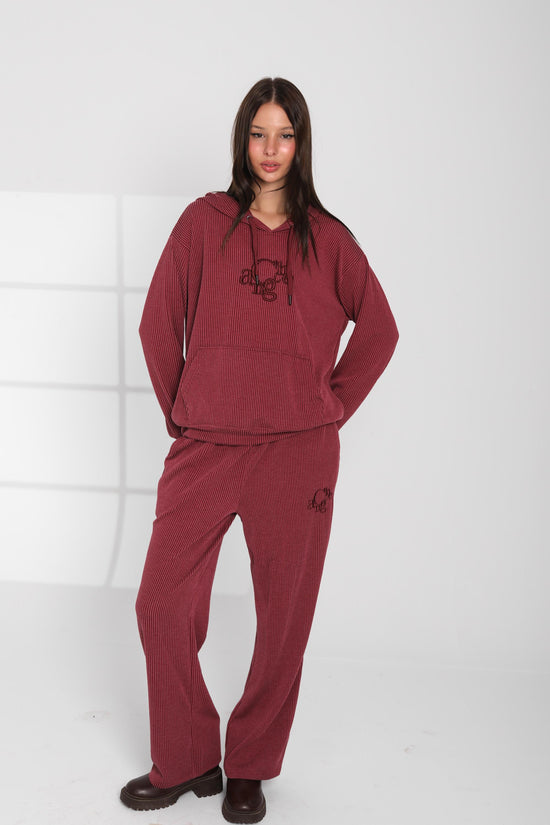 Ribbed Hoodie Lounge Set