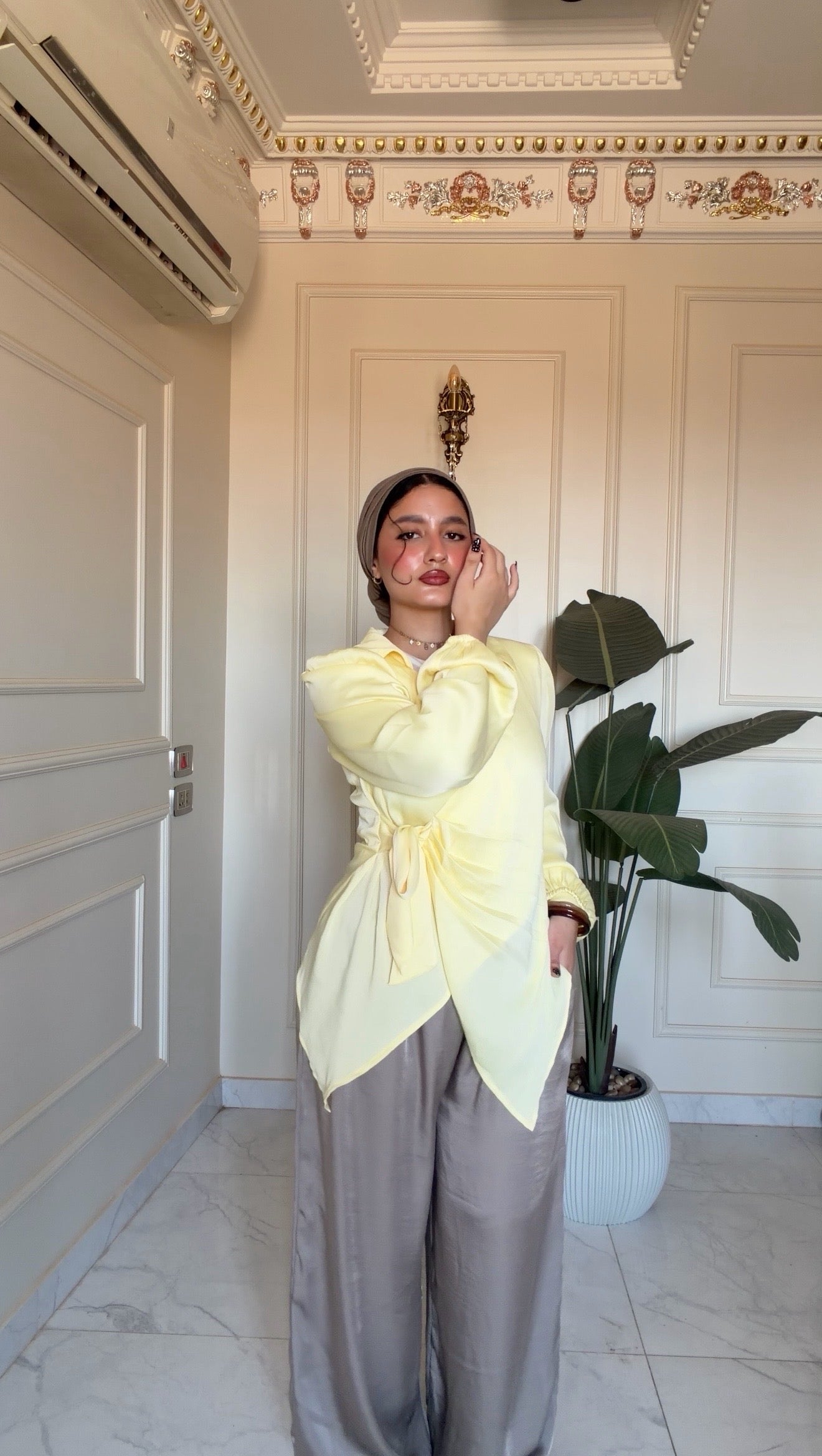 Asymmetric Wrap Shirt