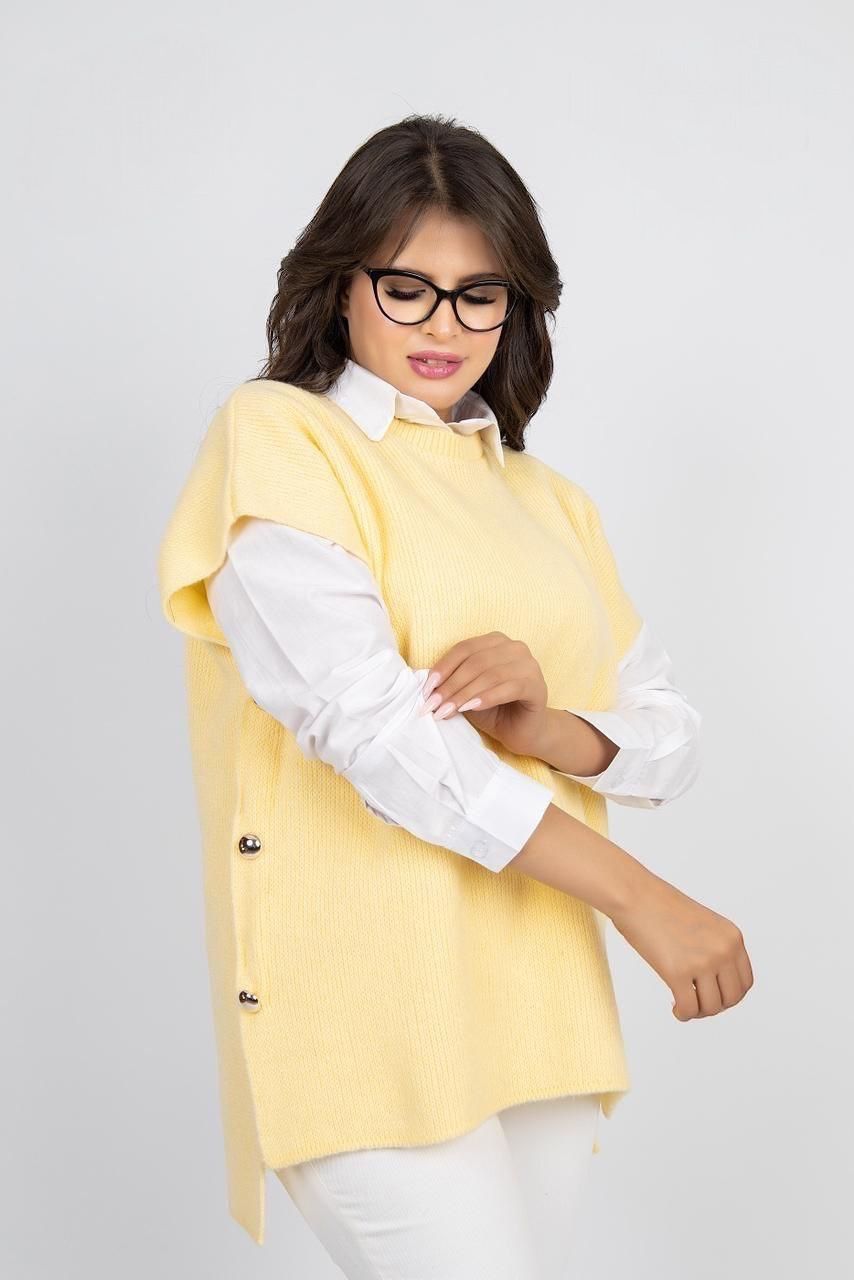 Knitted Sleeveless Sweater