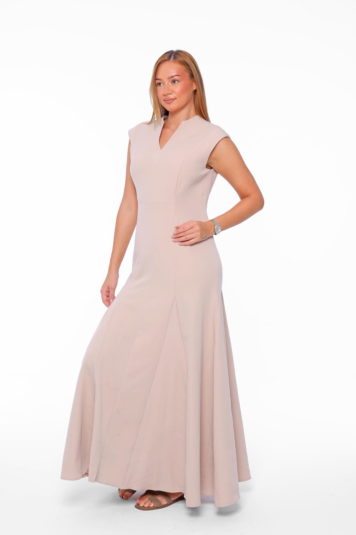 V-Neck Maxi Dress