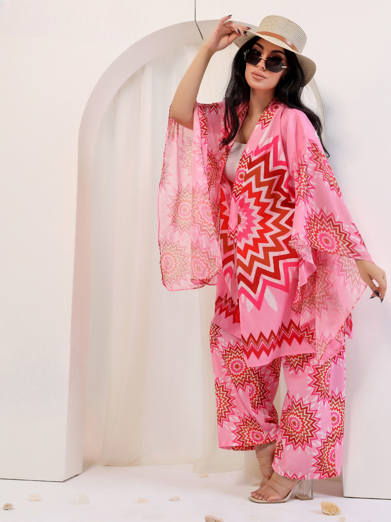 Chic and bold printed set