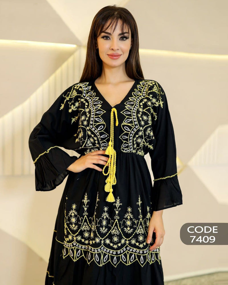 Add a feminine, elegant touch with an Embroidered Dress