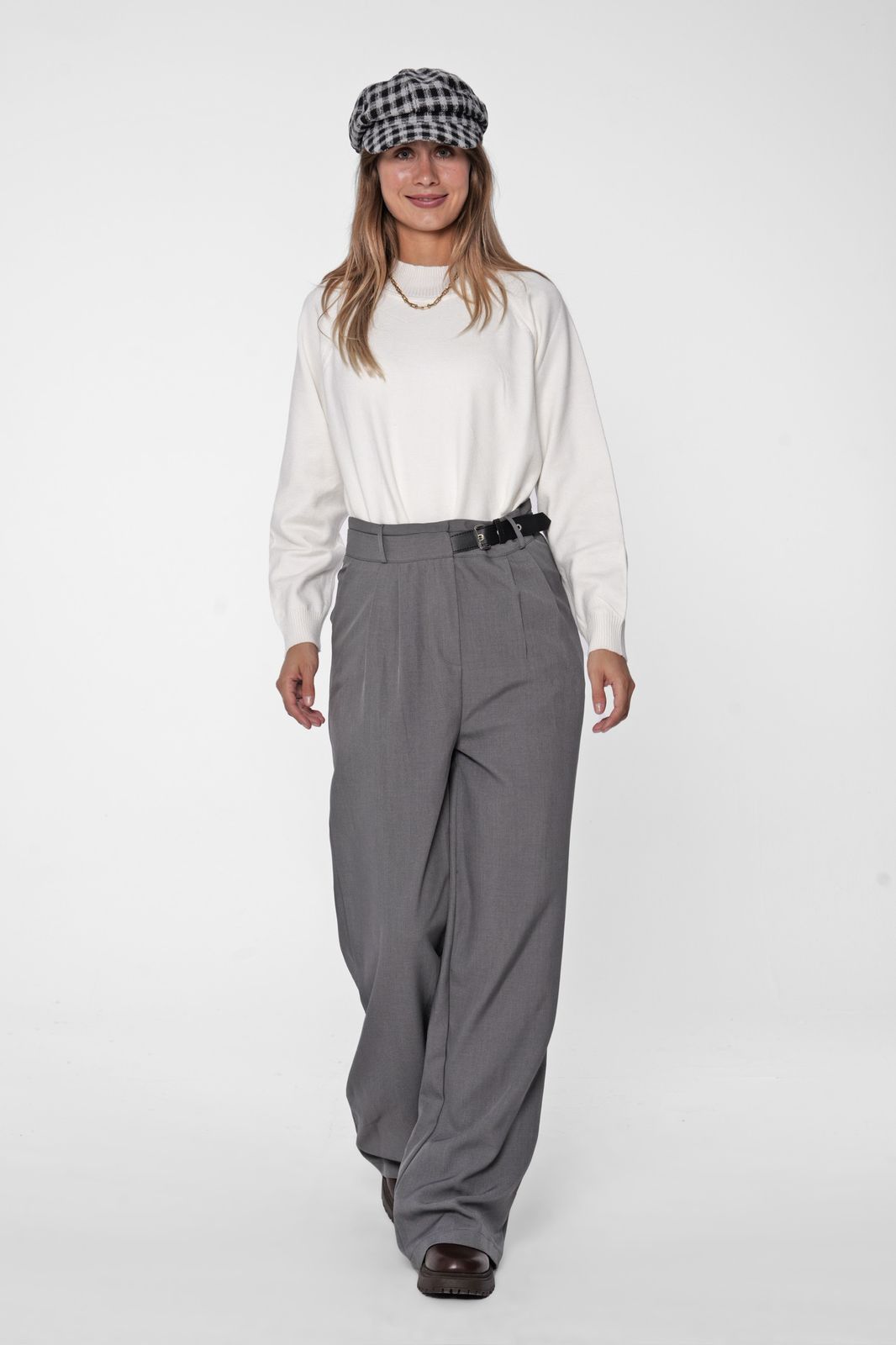 High-Waist Wide-Leg Pants