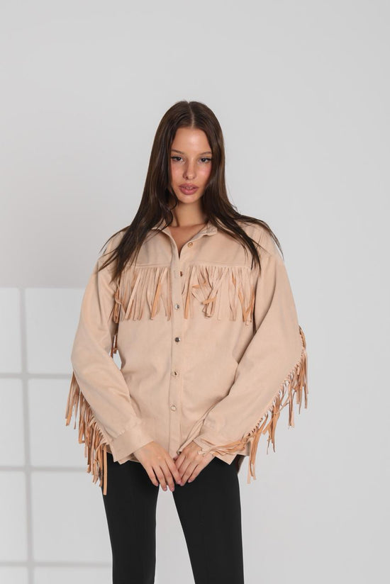 Fringe Suede Shirt