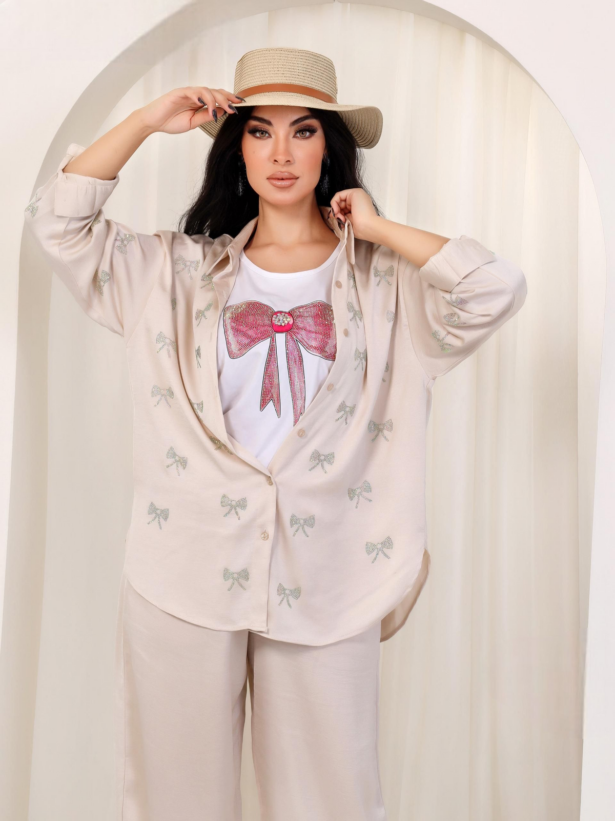 A linen suit with sparkle and charm — meet your new favorite look
