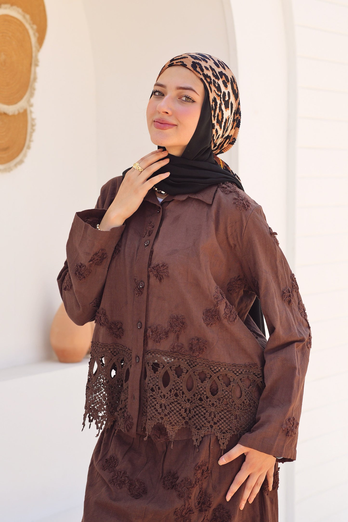 Women’s Embroidered Skirt Set