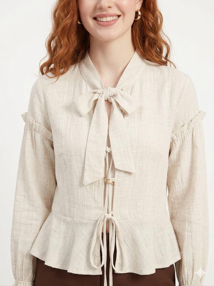Tie Front Blouse