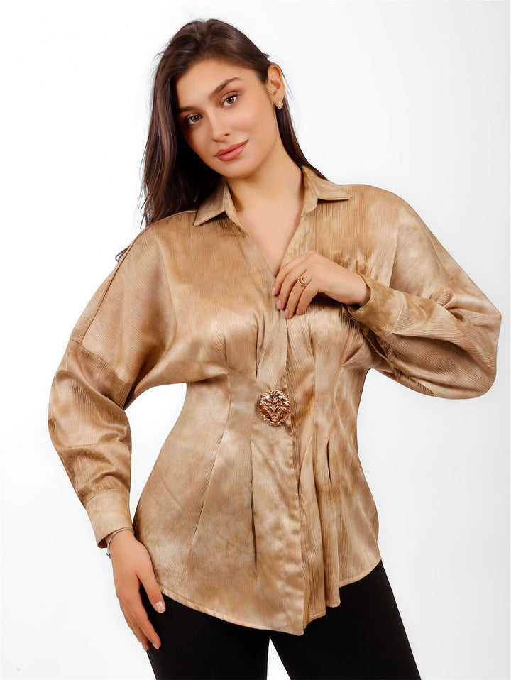 Satin Homewear Shirt