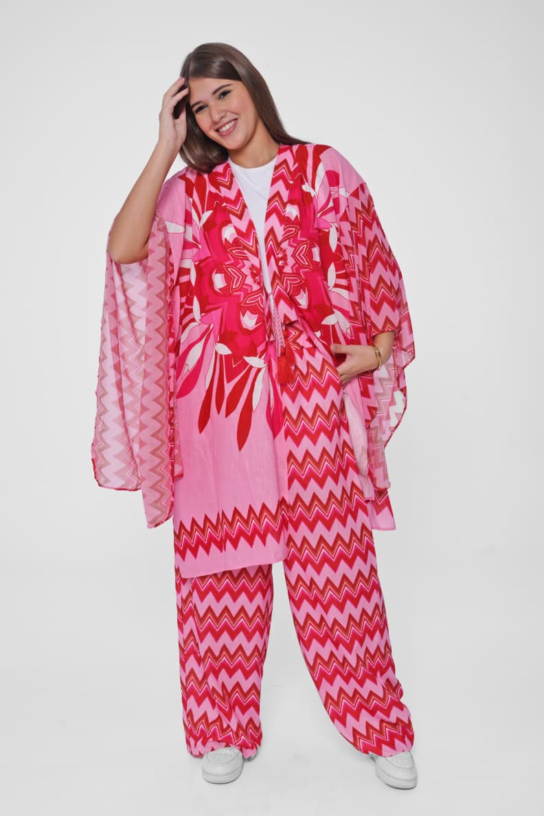 Chic and bold printed set