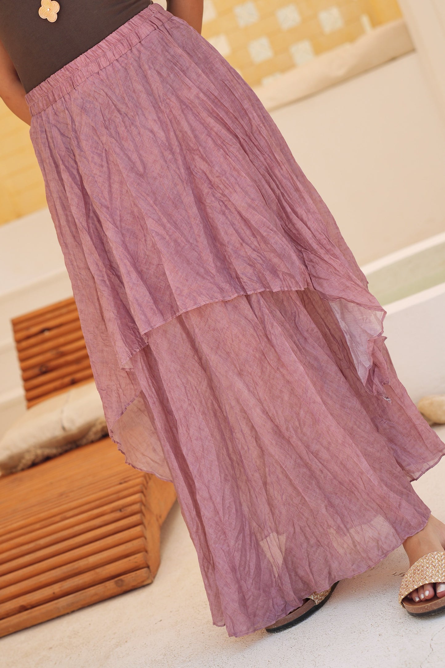 Layered Flowy Skirt