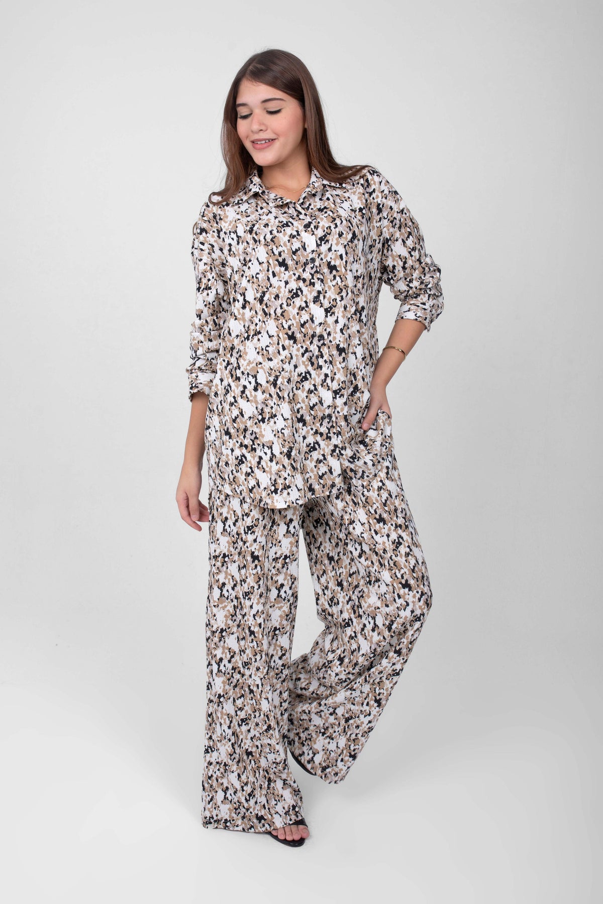 Turn heads in this bold printed suit