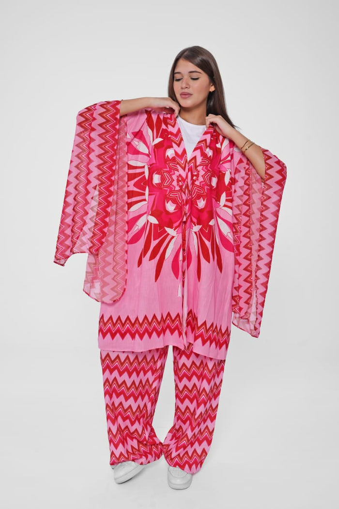 Chic and bold printed set