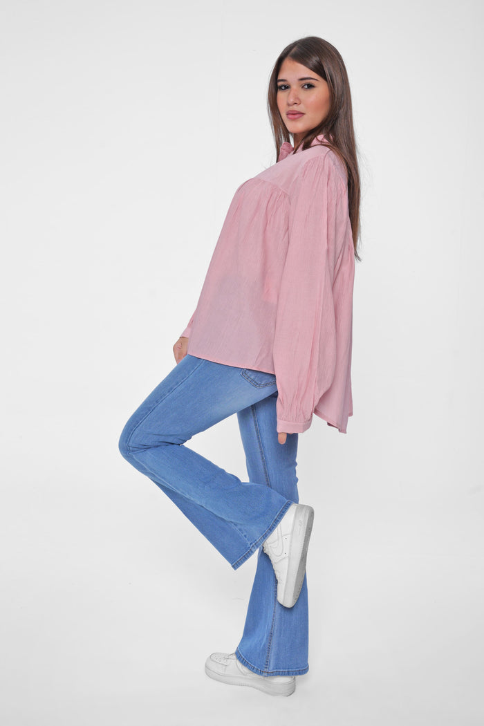 A lightweight linen blouse for timeless summer style