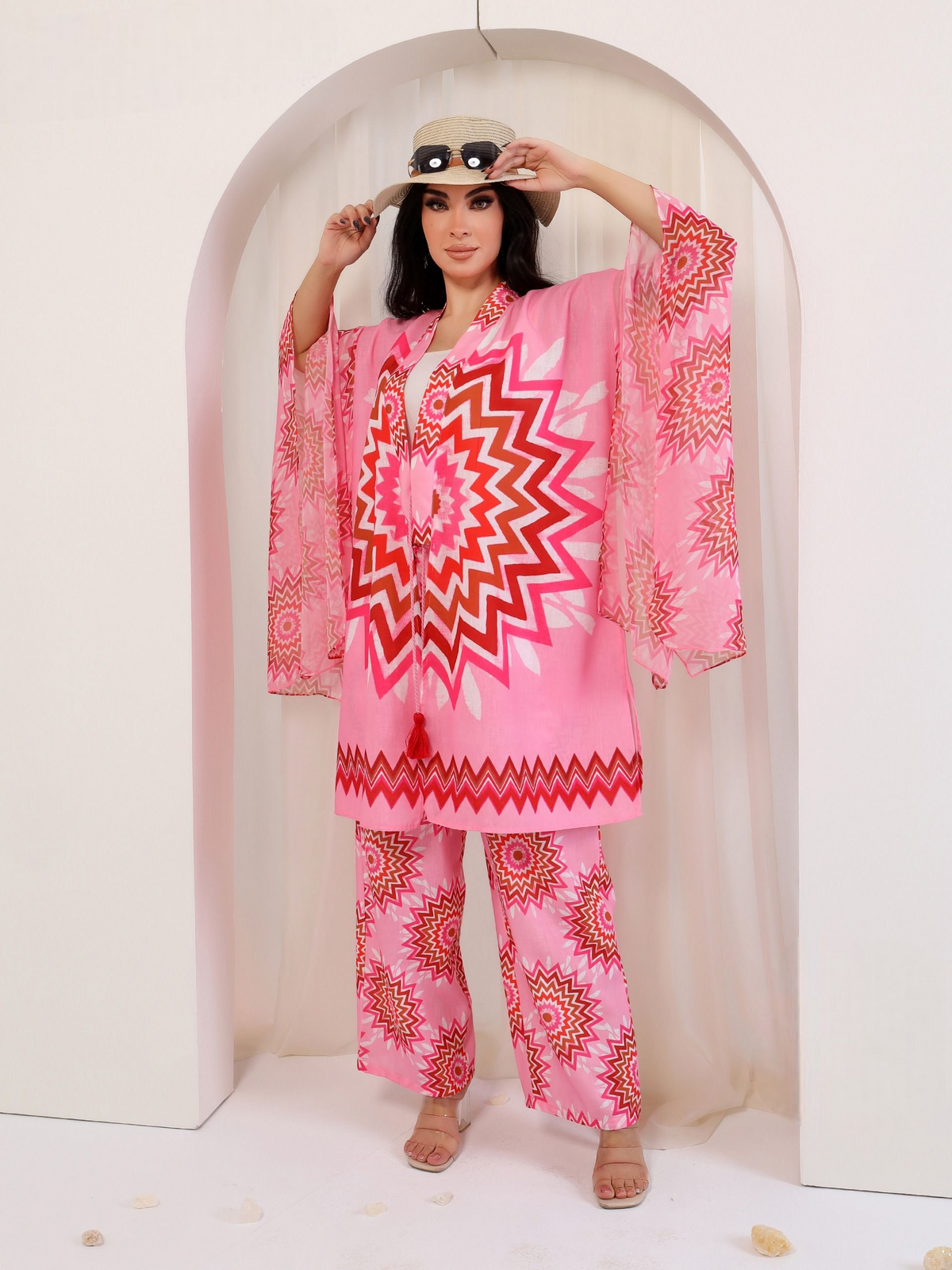 Chic and bold printed set