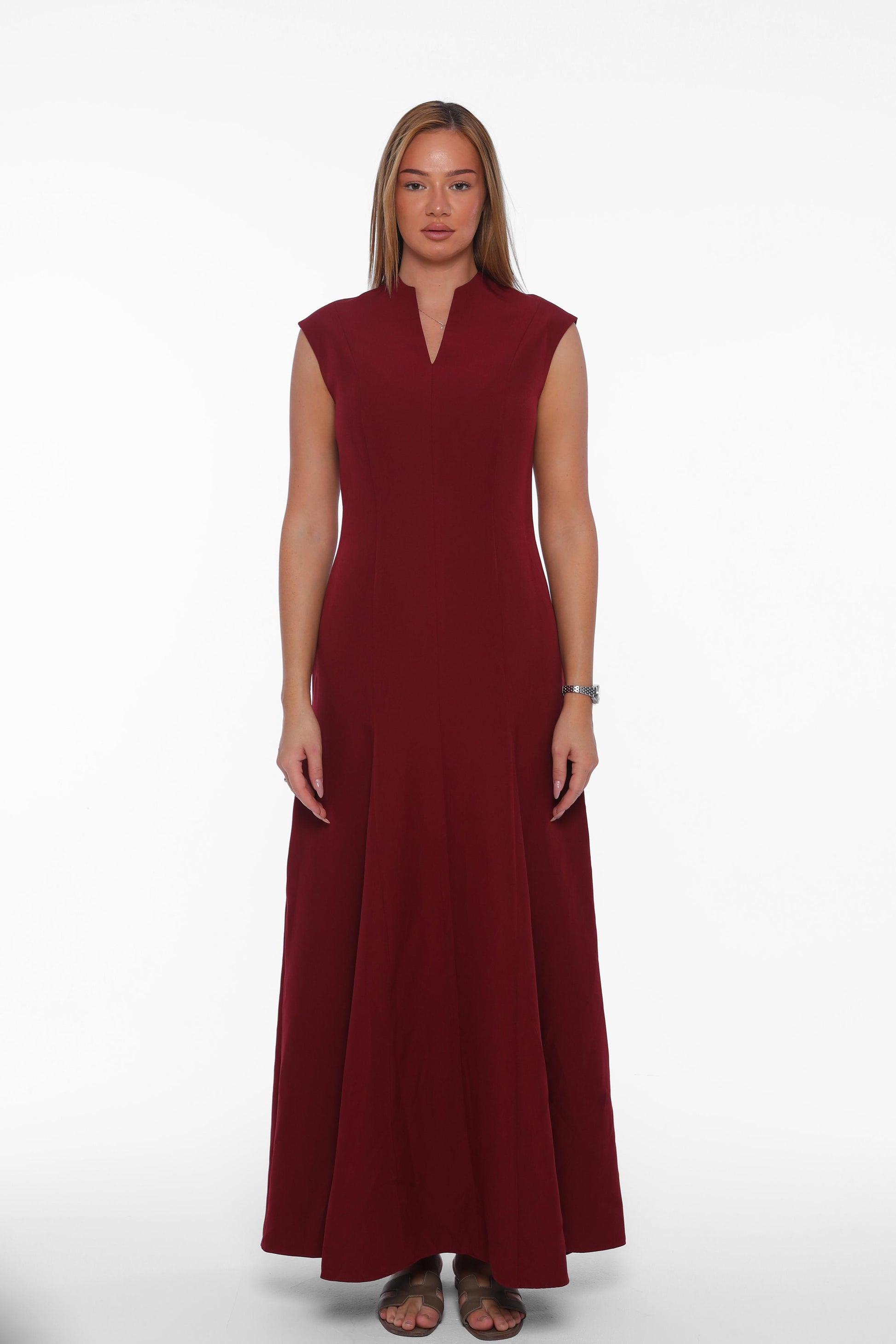 V-Neck Maxi Dress