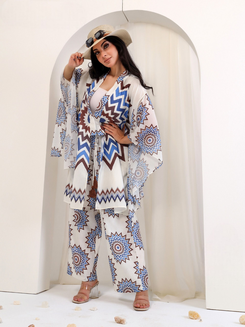 Chic and bold printed set