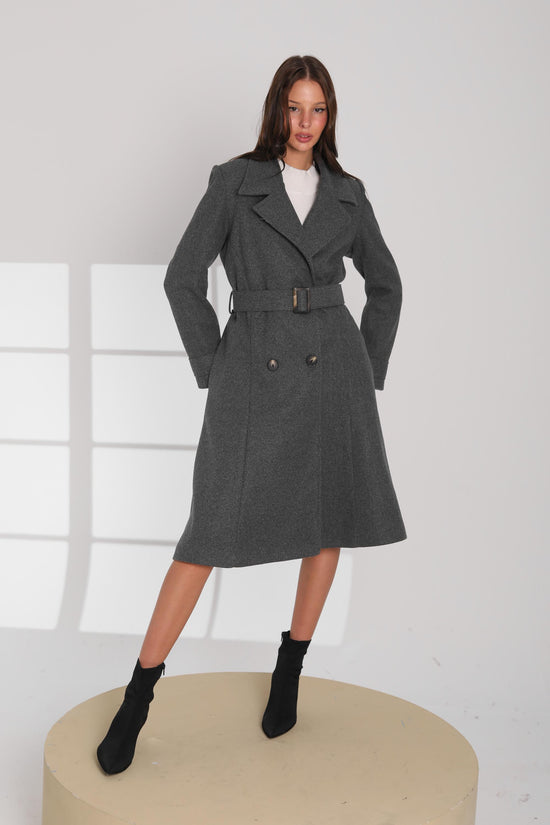 Classic Belted Wool Coat