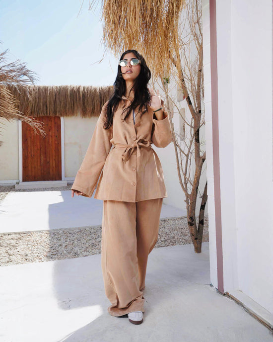 Corduroy Set with Belt