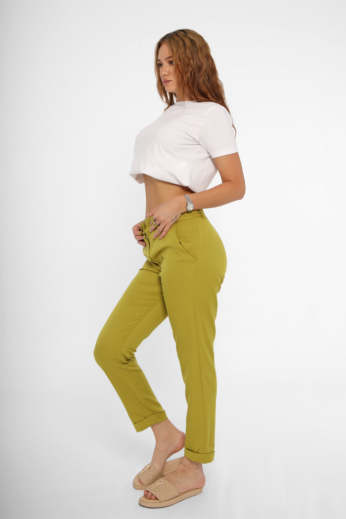 Elegant formal pants with a unique touch