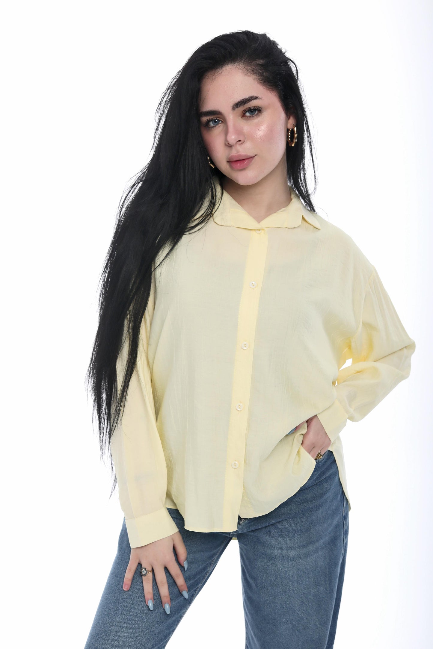 Olive Relaxed Button Shirt