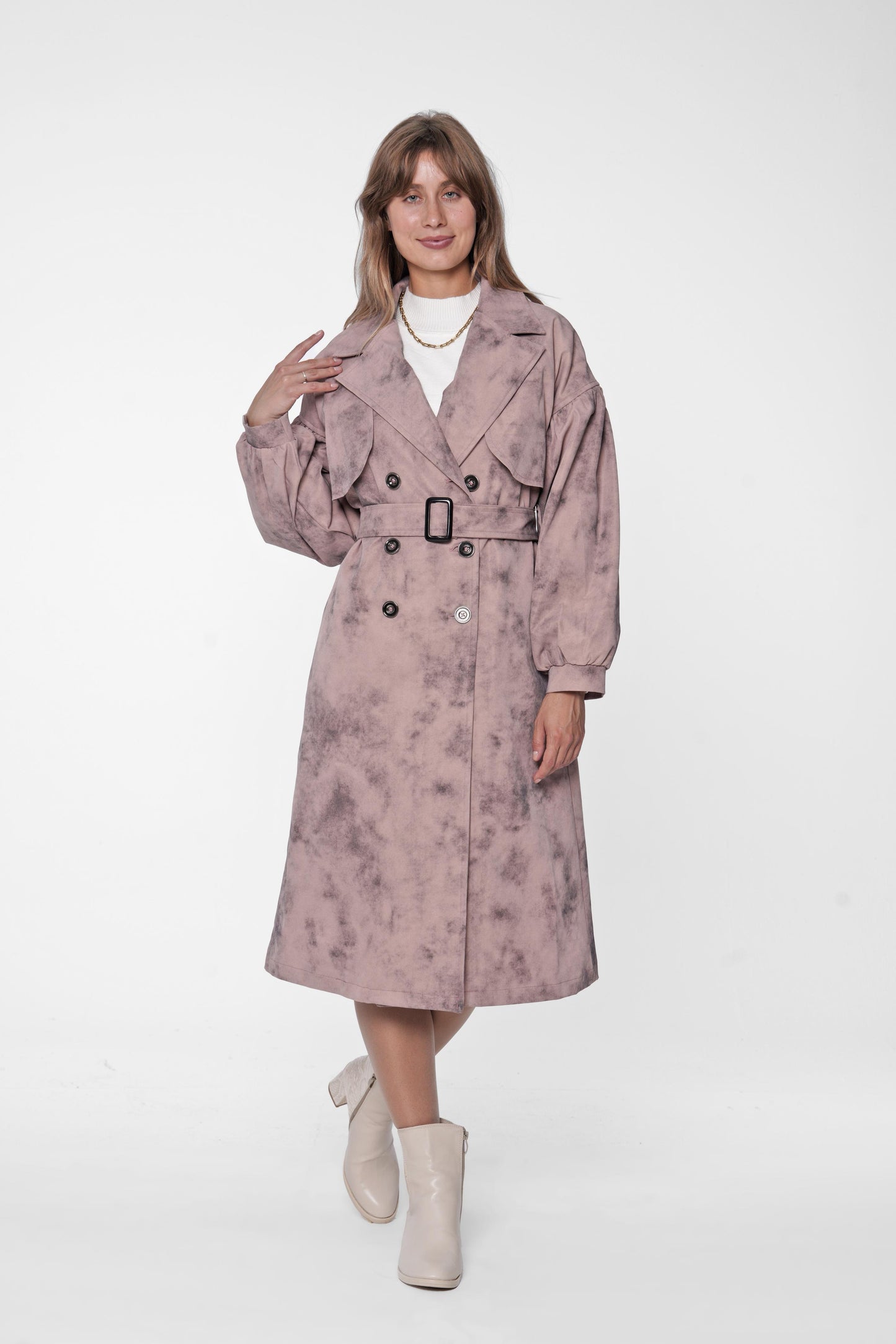 Dusty Trench Coat