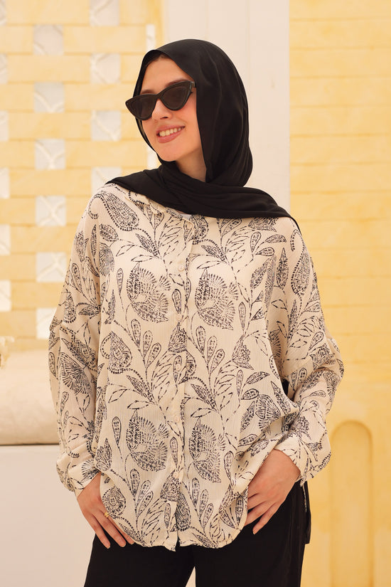 Botanical Print Blouse