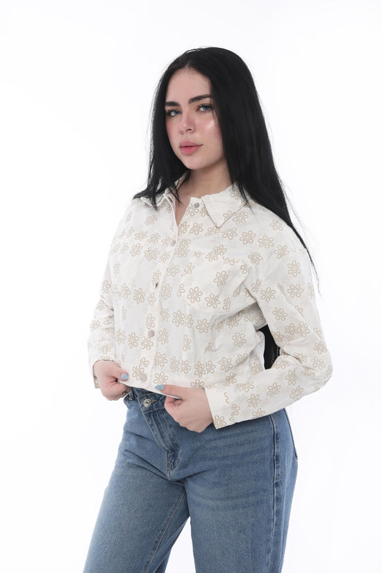 Floral Pattern Classic Shirt