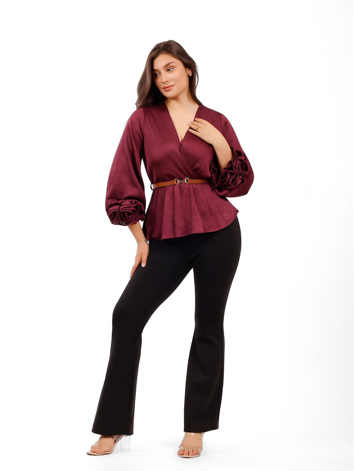 Floral Sleeve Blouse
