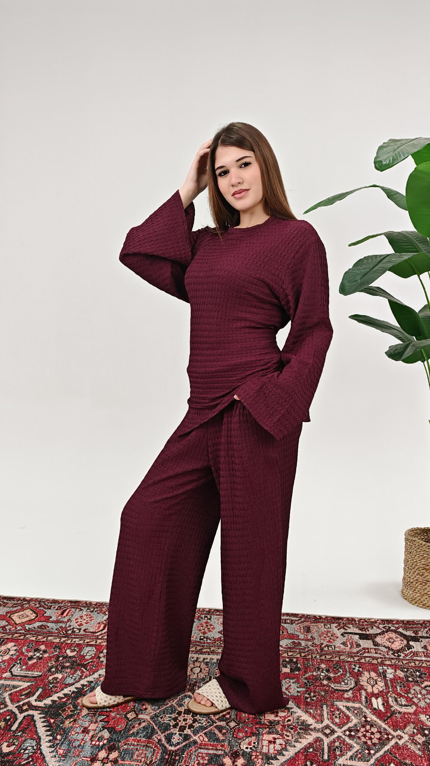 Burgundy Comfort Set