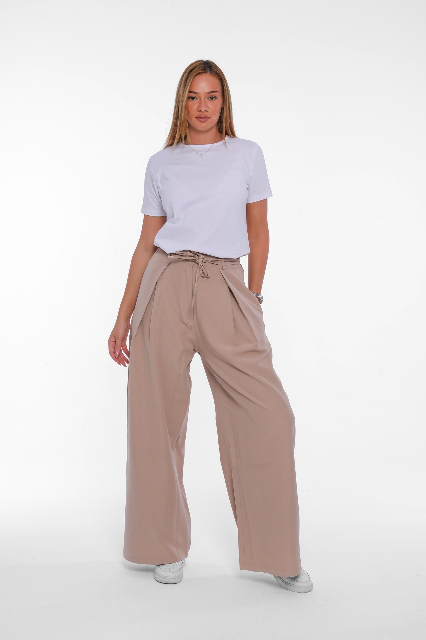High-Waist Wide Leg Pants