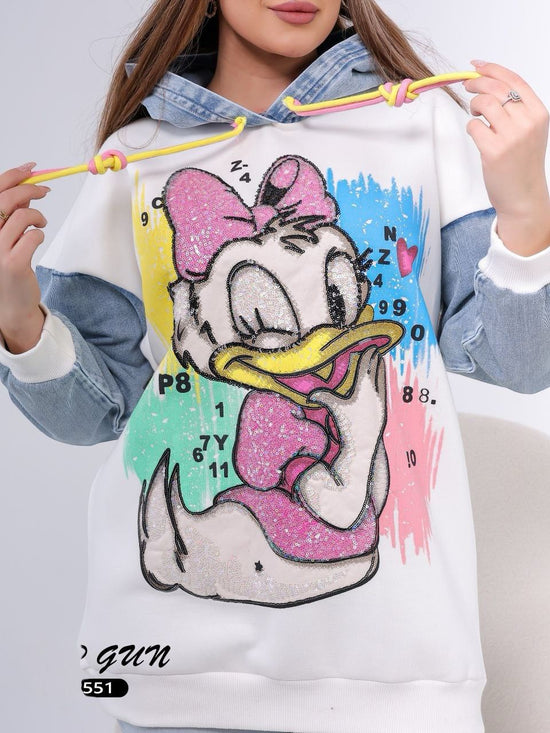 Daisy Duck Oversized Hoodie