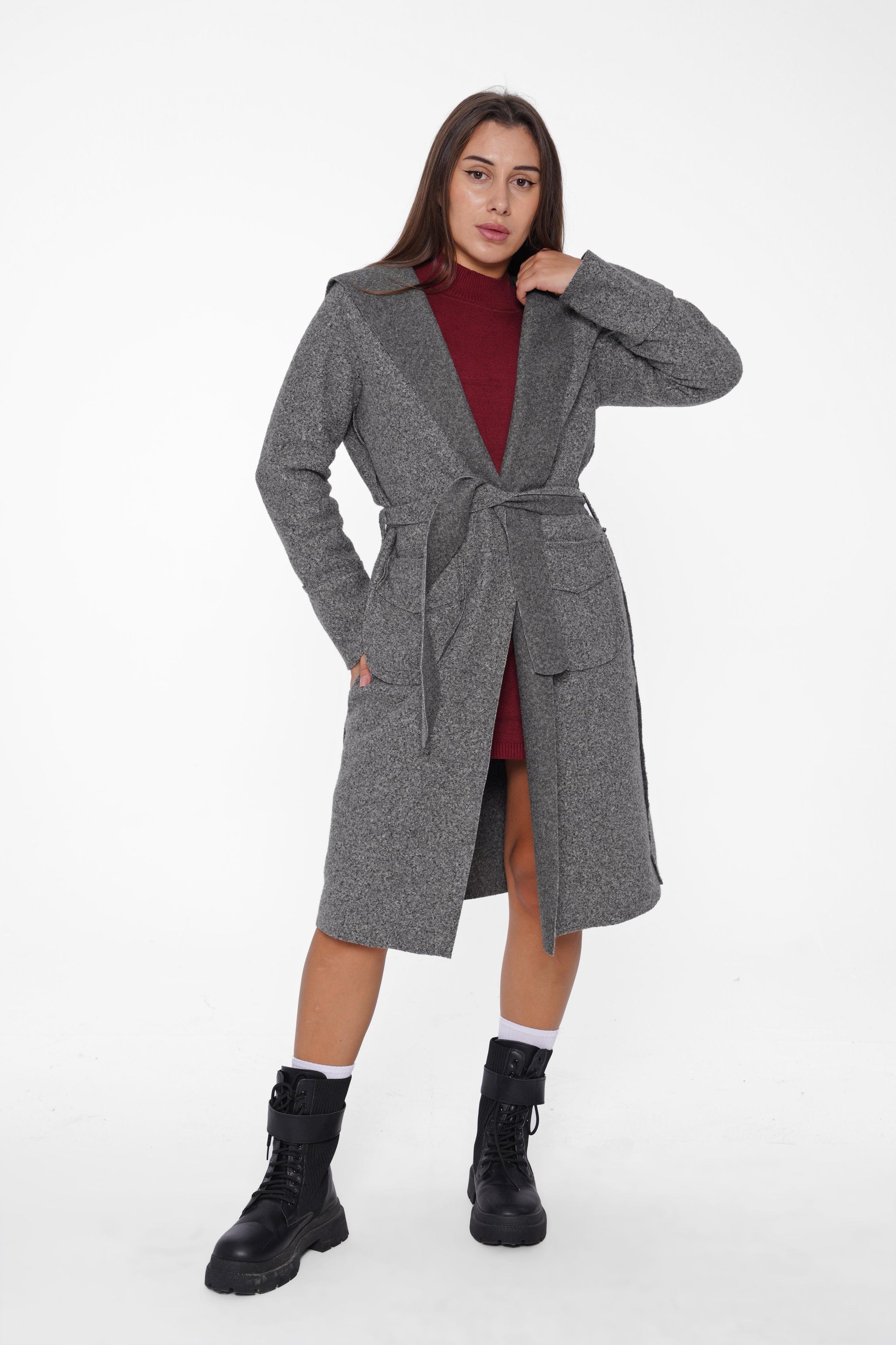 Belted Wool Coat